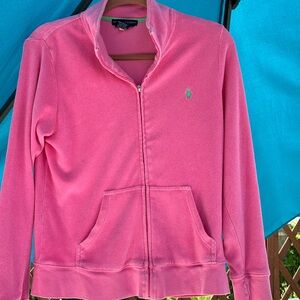 Ralph Lauren terry cloth zip up jacket